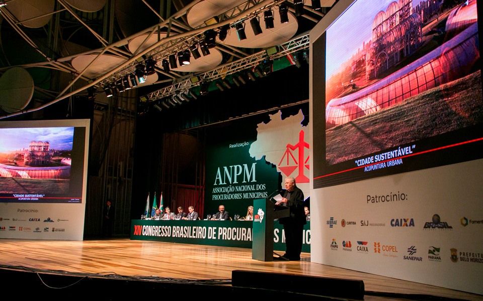 Palestra do arquiteto e urbanista, ex-prefeito de Curitiba e ex-governador do Paraná Jaime Lerner - XIV Congresso Brasileiro dos Procuradores Municipais - ANPM - Fulze Live Marketing