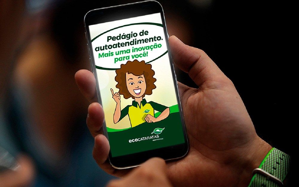 Olívia. O primeiro Pedágio de autoatendimento do Brasil